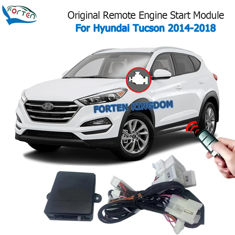 Car Remote  Engine Start System Module For Hyundai Tucson 2014-2018 Plug and Play Left Hand Drive