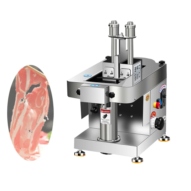 

Meat Cutting Machine Commercial Automatic Fresh Meat Slicer For Pork Mutton Beef Fish Chicken Breast Slicer