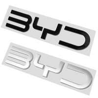 3D ABS Car Front Emblem Cover Rear Trunk Badge Sticker Decoration for BYD Atto 3 Yuan Plus Song Plus Dmi Dolphin Tang Han Qin