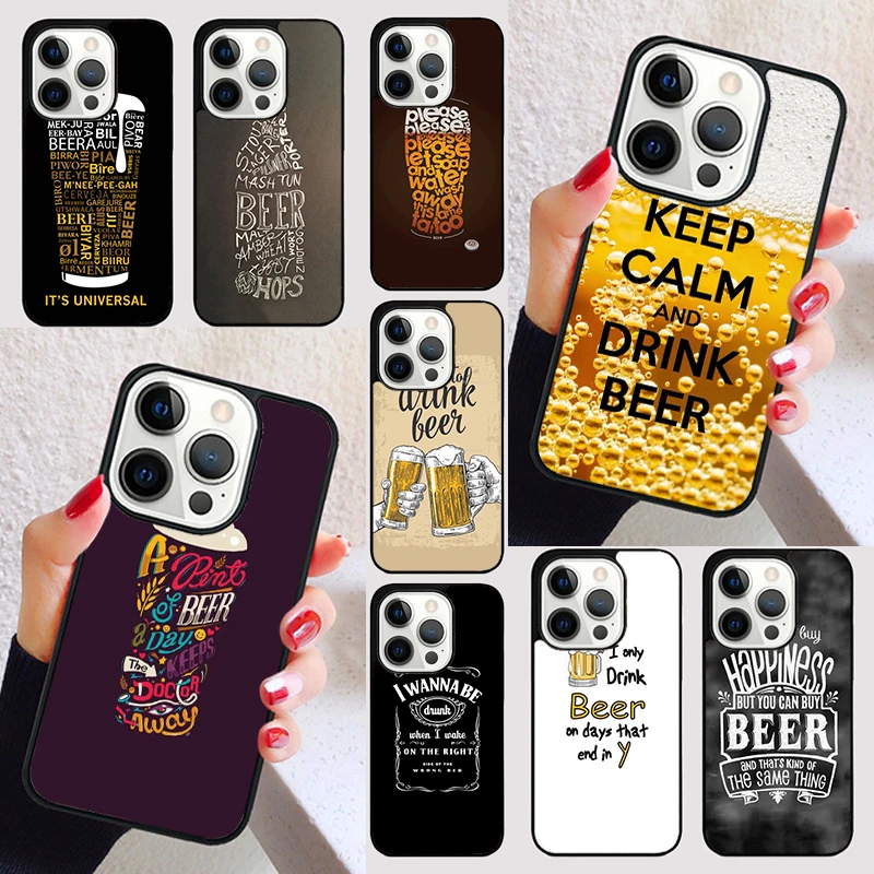 BEER HUMOUR QUOTES JOKES Phone Case for iPhone 16 15 SE2020 6 7 8 Plus for Apple 13 11 12 14 Mini Pro Max Cover coque Shell