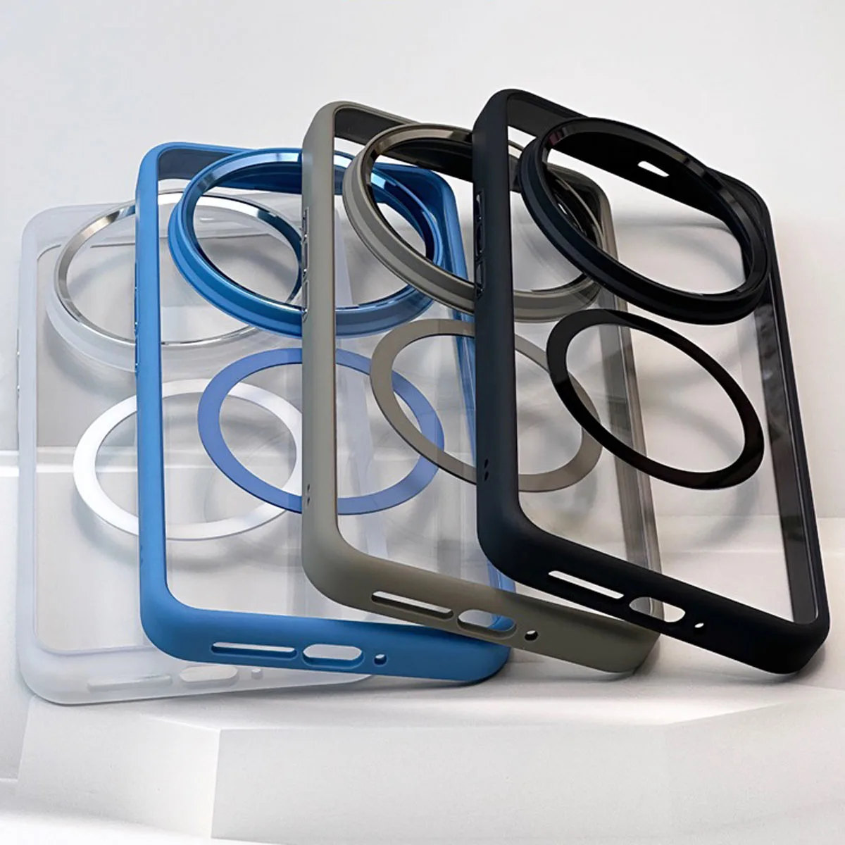 HD Transparent Magnetic Case For Xiaomi Mi 14 Ultra 14Ultra Shockproof Bumper Wireless Charge Back Cover Shell