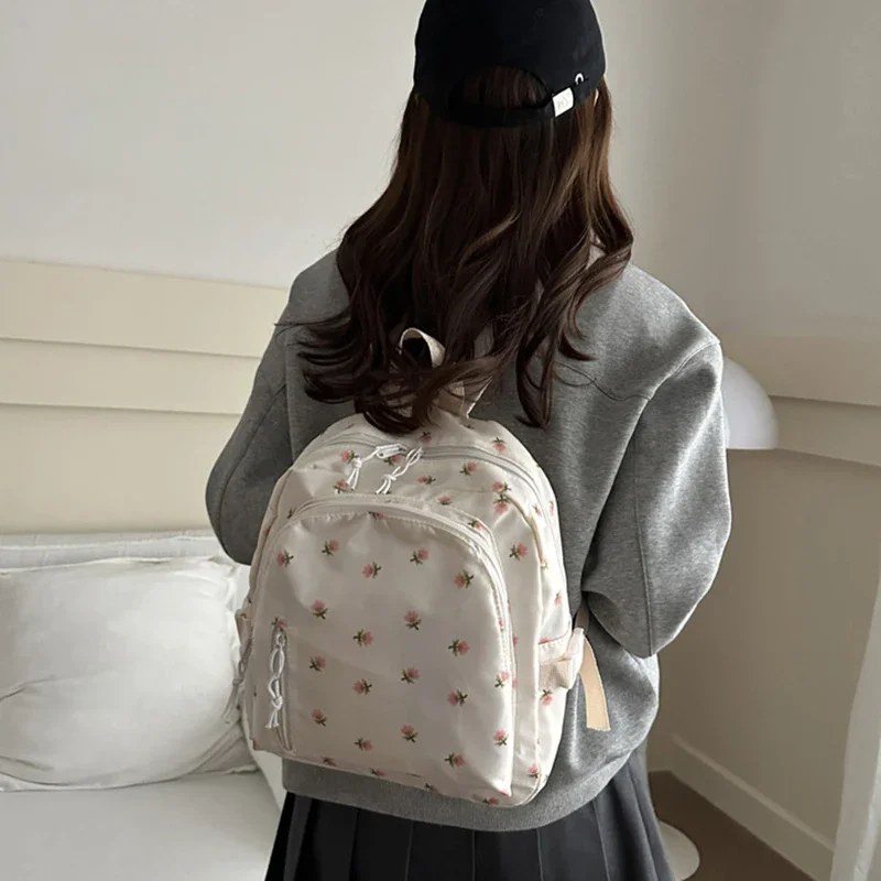 

Popular Print Backpack Large-capacity Student Schoolbag Girl Cool High School Student Backpack Travel Bag