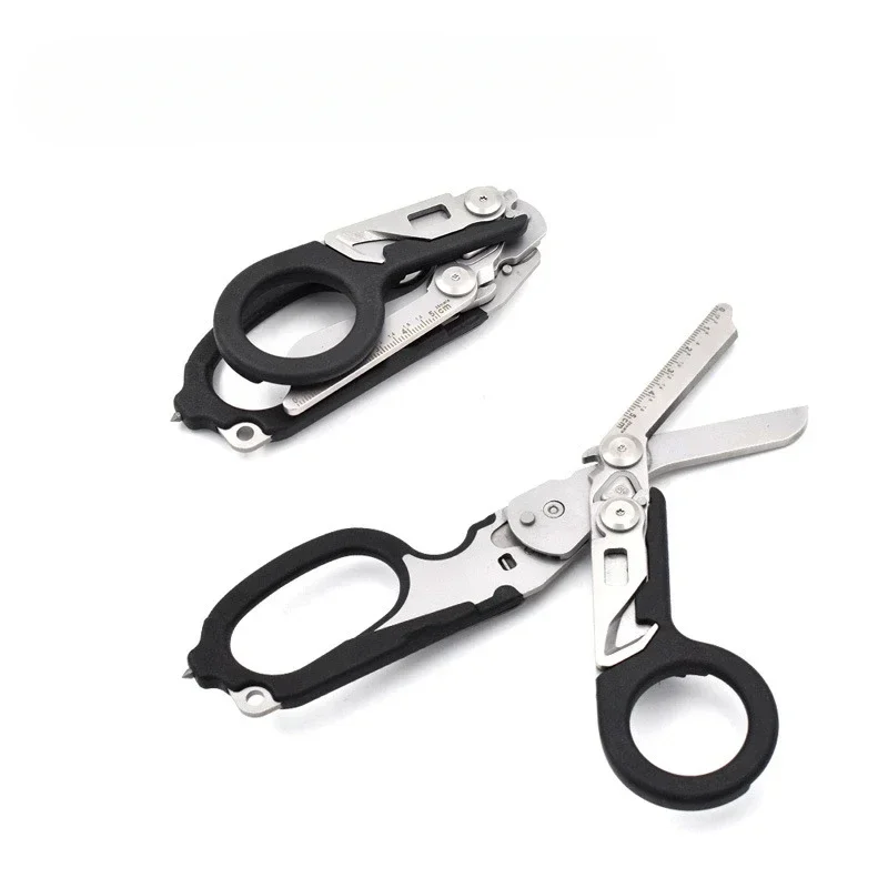 Multifunctional Belt Cutting Scissors Raptor First Aid Expert Tactical Folding Scissors Outdoor Survival Tools Combo Scissors