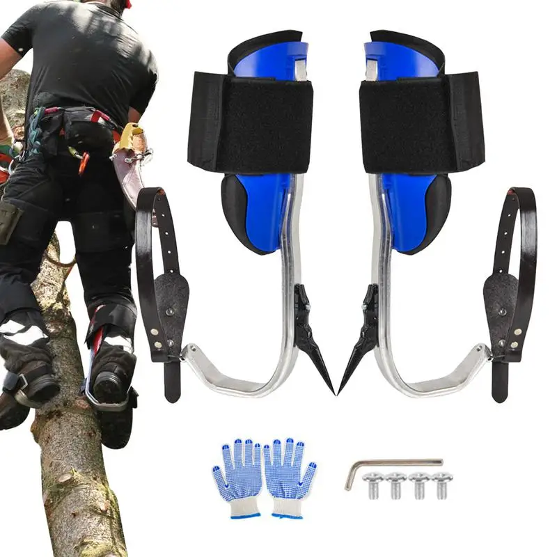 

Tree Climbing Gear Mountaineering Spike Outdoor Survival Climbing Spikes Climbing Gloves Shoes Jungle Survival Equipment tools