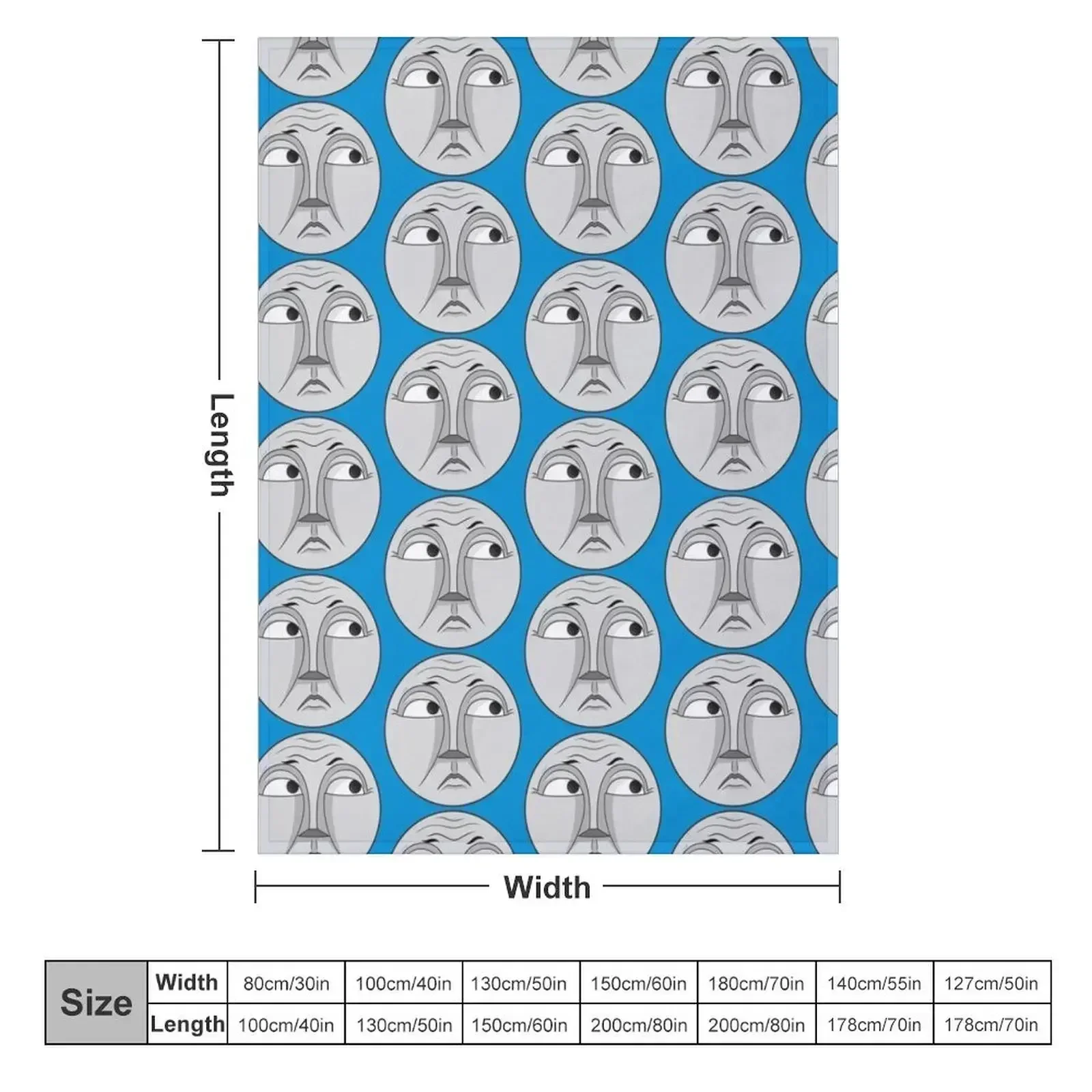 Gordon (grumpy face) Throw Blanket Plaid Sofas Picnic Bed covers Hair Loose Blankets