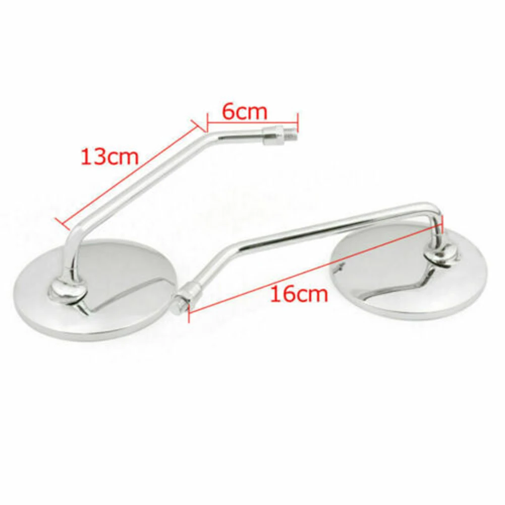 For Suzuki 10MM Round Rearview Mirrors Compatible with For GT Series and RM3 Add Style to Your Motorcycle Experience