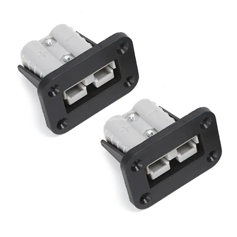 2x 50A Plug Mounting Panel for SB50 Series Connectors Flush Mount Recessed Plate Dropship