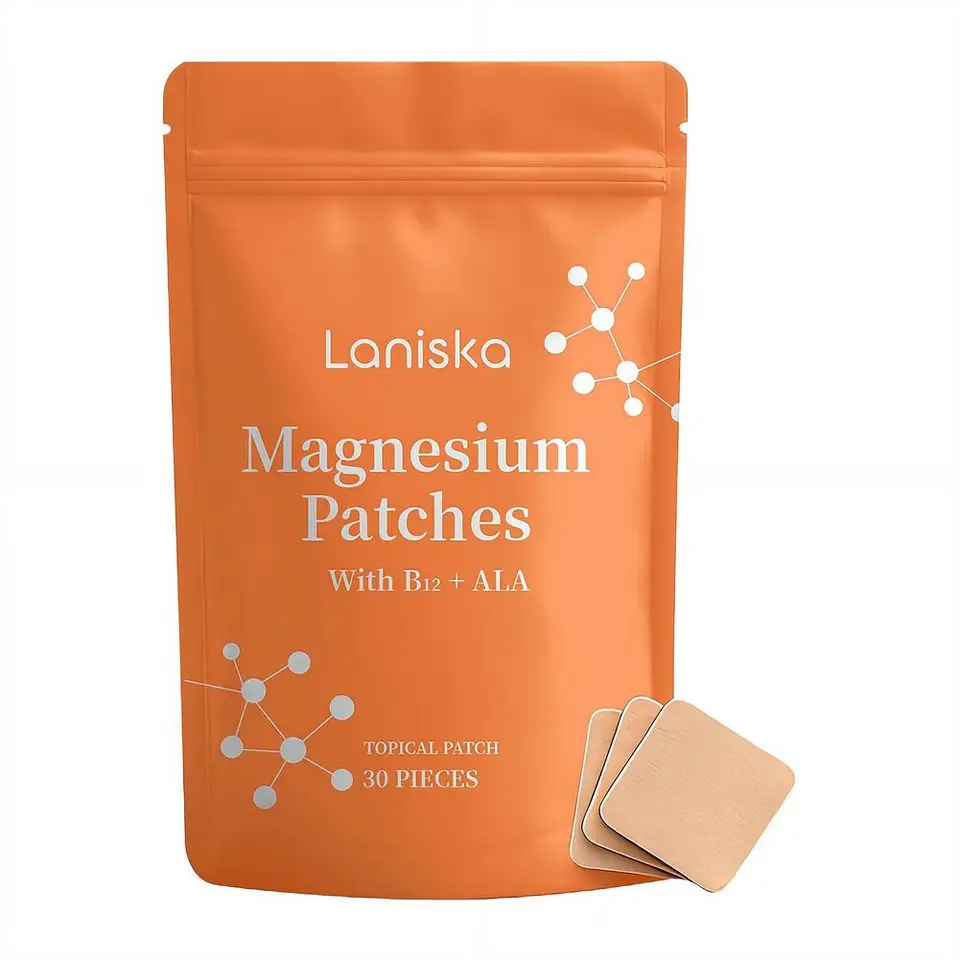 30 parches de magnesio multivitamínico para estimular el metabolismo, apoyo al apetito, transdérmico b12 vitamina e complejo para control de peso 6