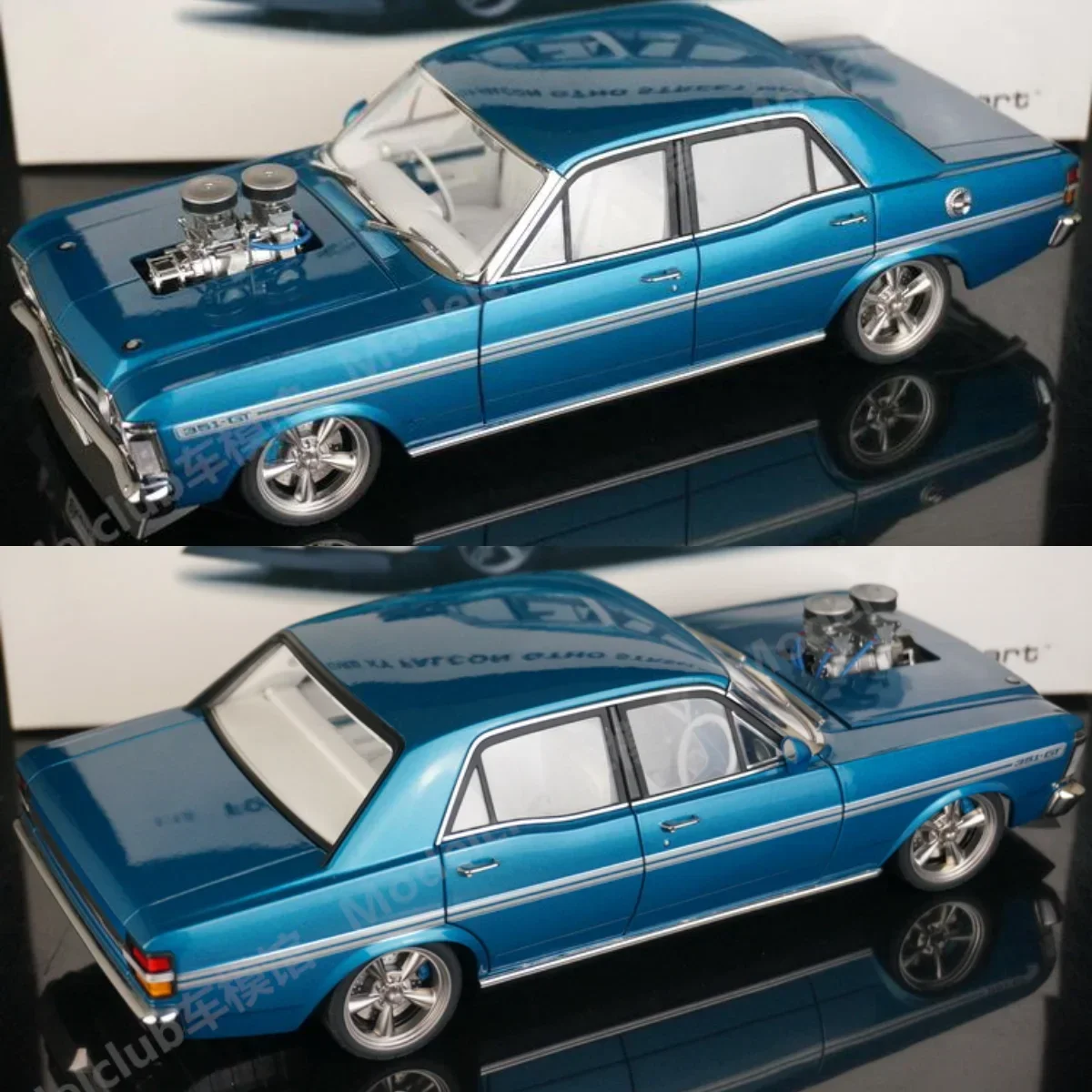 

Модель автомобиля Autoart 1:18 XY Falcon GTHO Street Machine, лимитированная серия, полностью открывающаяся, из металлического сплава, статическая, игрушка-подарок