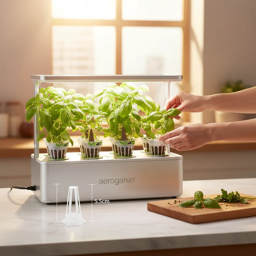 

Plant Growth Basket Kit With Soil-Free Seedling Blocks For Hydroponic System Accessories