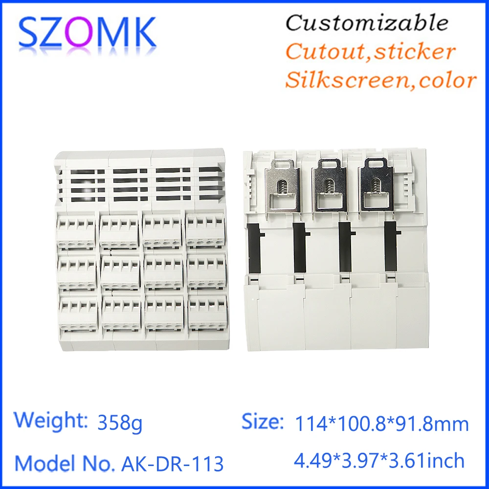 1PCS PA66 Din Rail …