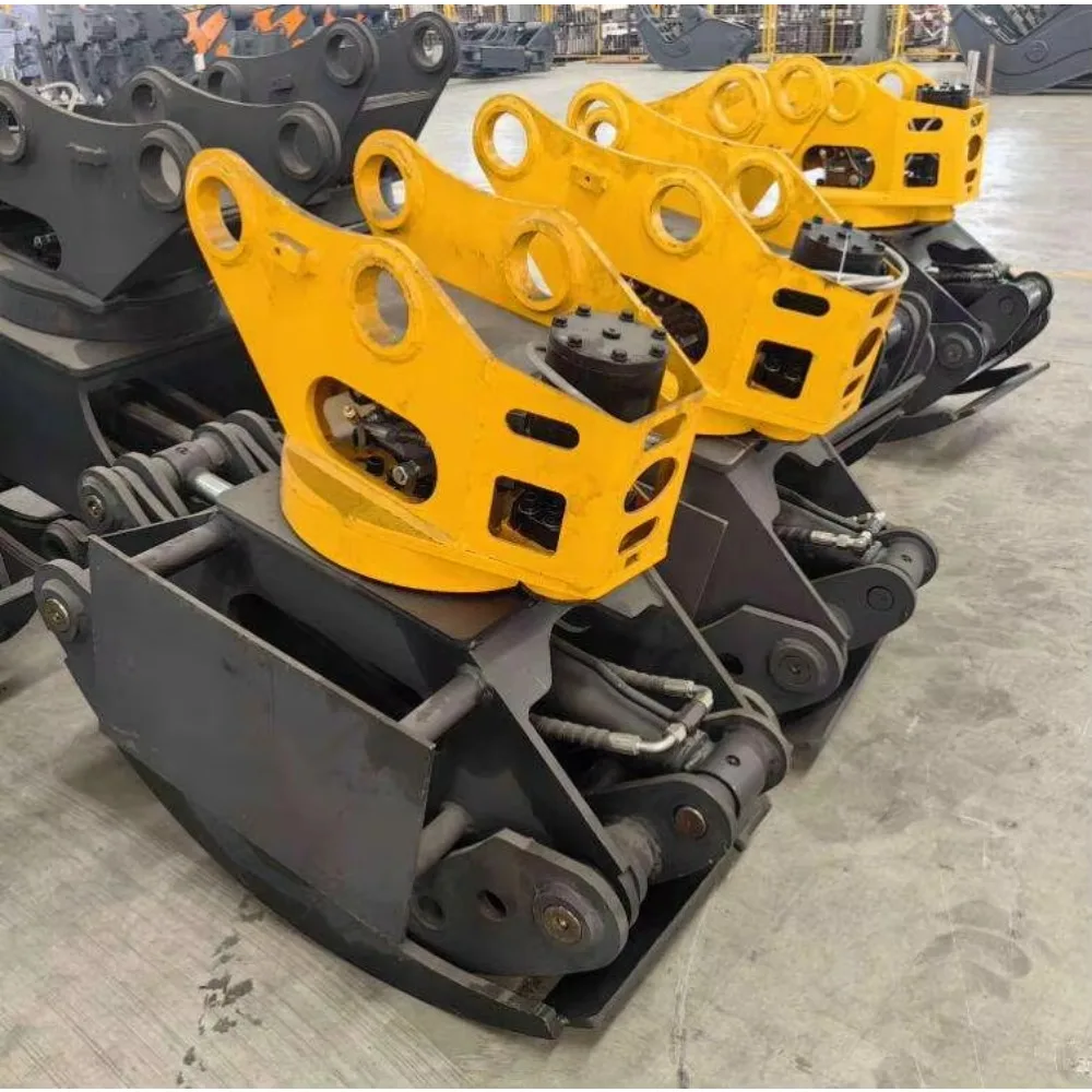 New Haoen Hydraulic Excavator 6 Ton Accessory Grab Saw Grapple Forest Cutting Chainsaw Construction Machinery Part Gear