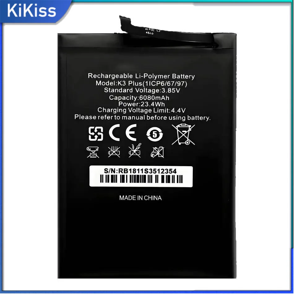 

Mobile Phone Battery 6080Mah For Oukitel K3 Plus Long-Lasting Reliable Replacement
