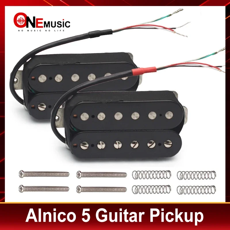 Humbucker Alnico 5 Electric Guitar Pickup Humbucker Double Coil Pickup Alnico V Guitar parts Black