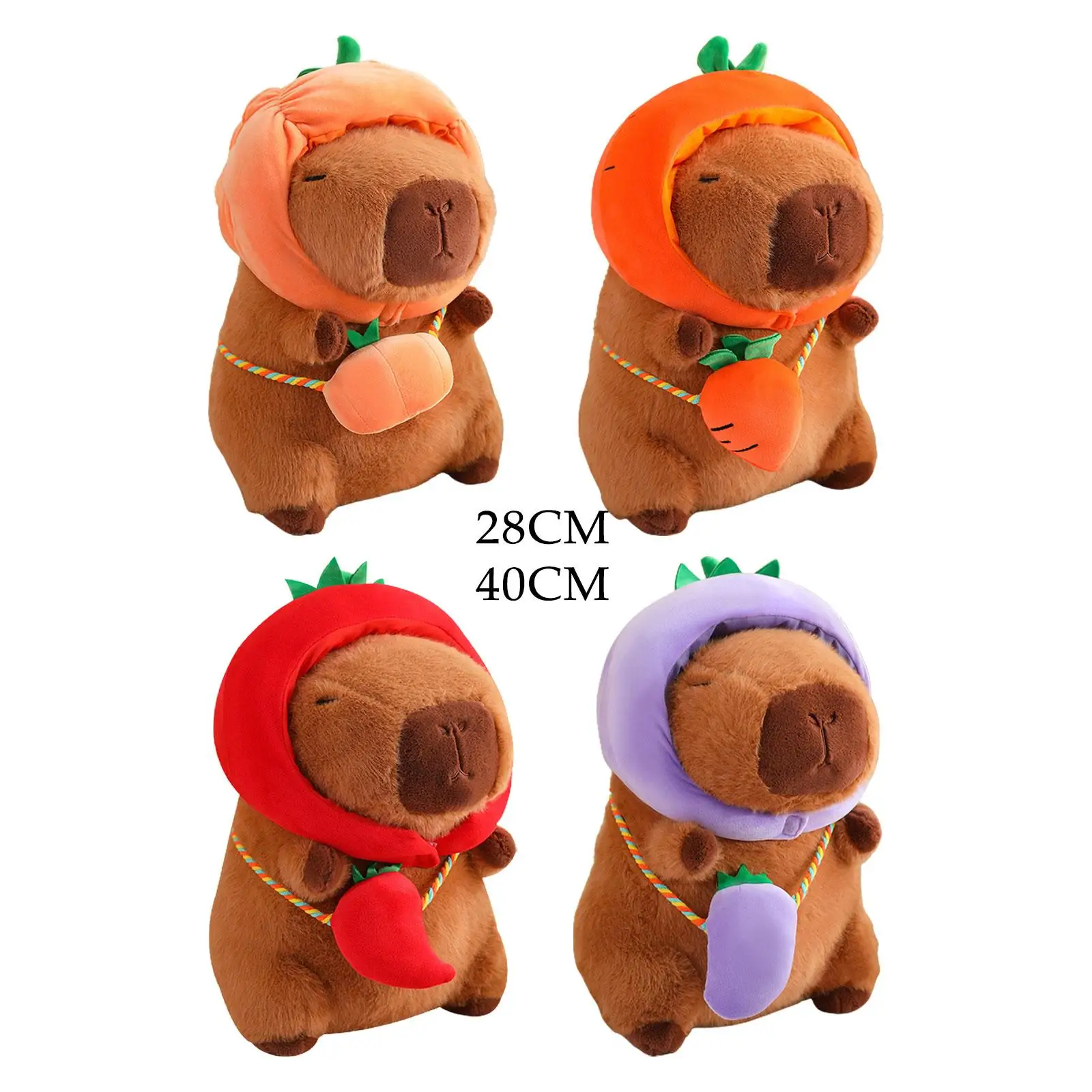 Capybara Stuffed Toy Realistic Collectible Comfortable Home Decoration Capybara