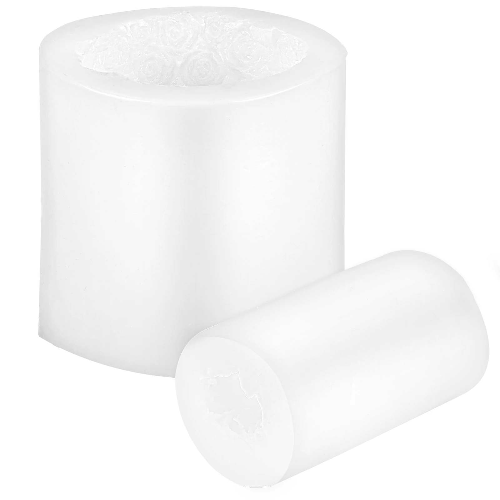 

2pcs Silicone Molds Candles Soap Making Aromatherapy Decorative Food Rose Flower Moulds Rose Mold Grade Non Stick