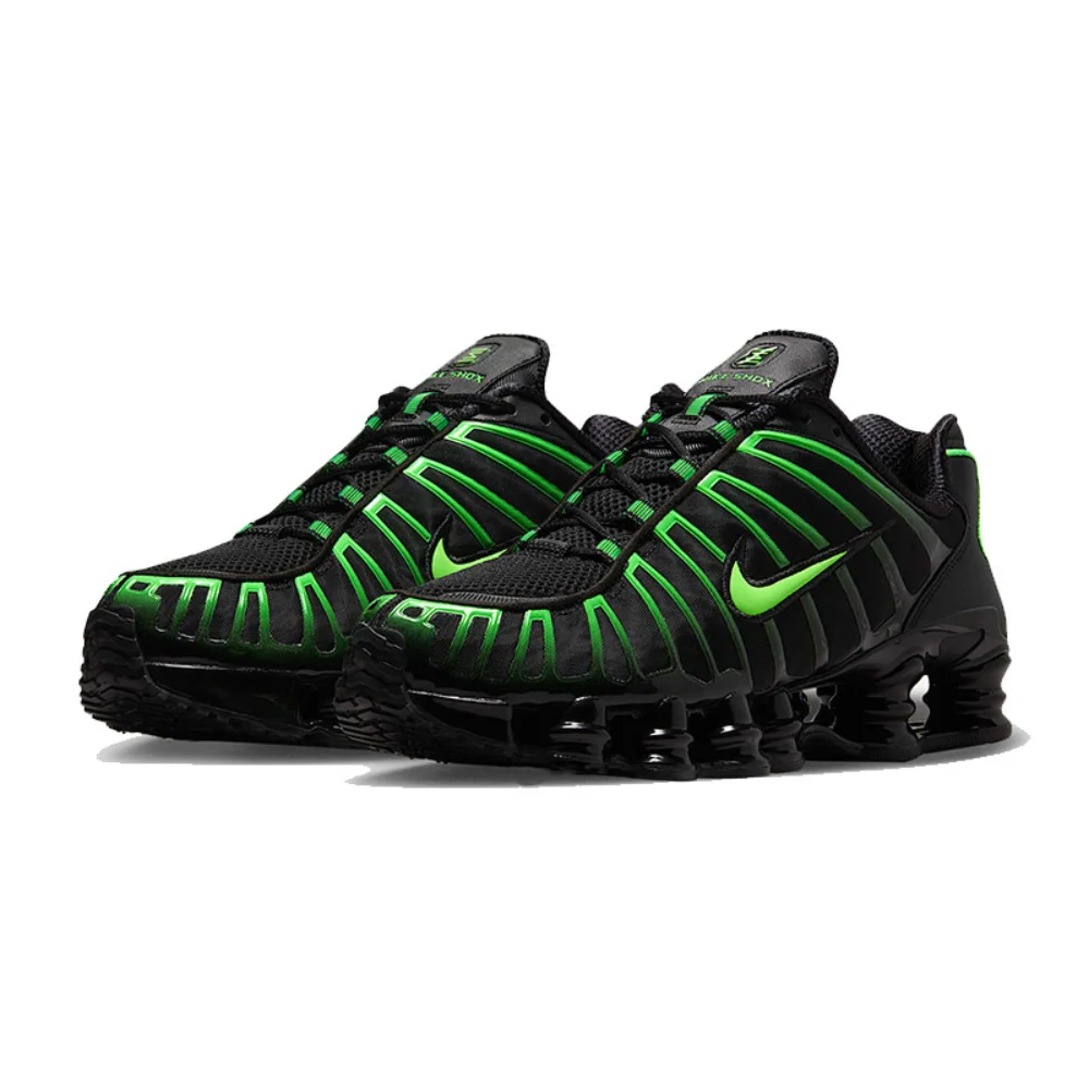 NIKE SHOX TL Men's Shoes Sports Anti-Slip, Wear-Resistant, Fashionable, Versatile Cushioned Casual Shoes AV3595-012