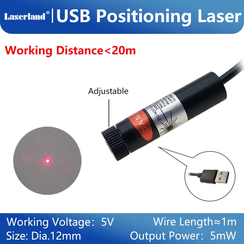 Rot-Grün-Punkt-Linien-Kreuz-Lasermodul Laserkopf für Quilting Laser-Stoffmarkierung Positionierer