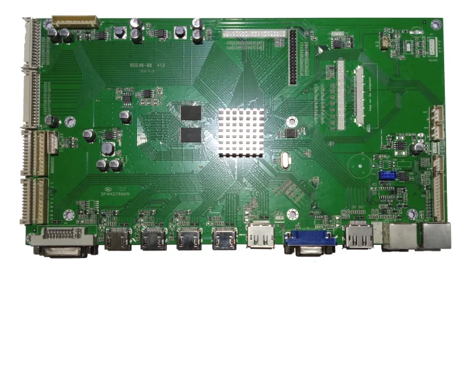 Smart 4K Driver Board For CCTV Splicing Monitoring LCD Screen Video Wall Support 4 Signal Input DP Loop