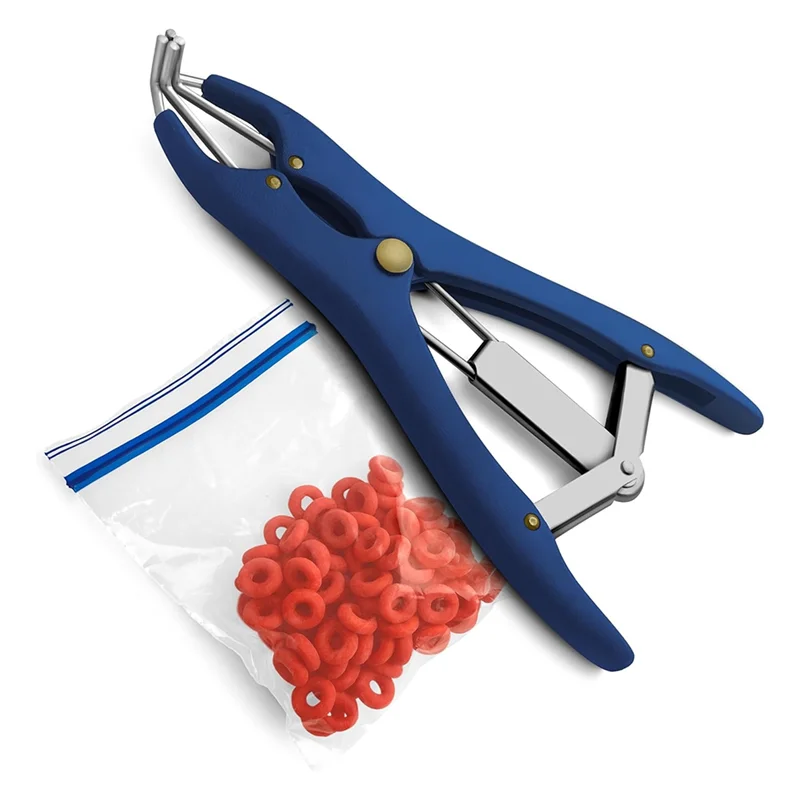 F-T 무혈 동물 엘라스트레이터 캐스팅 테일 도크, 링 벌룬 스트레처 스팽글 필링 플라이어 도구