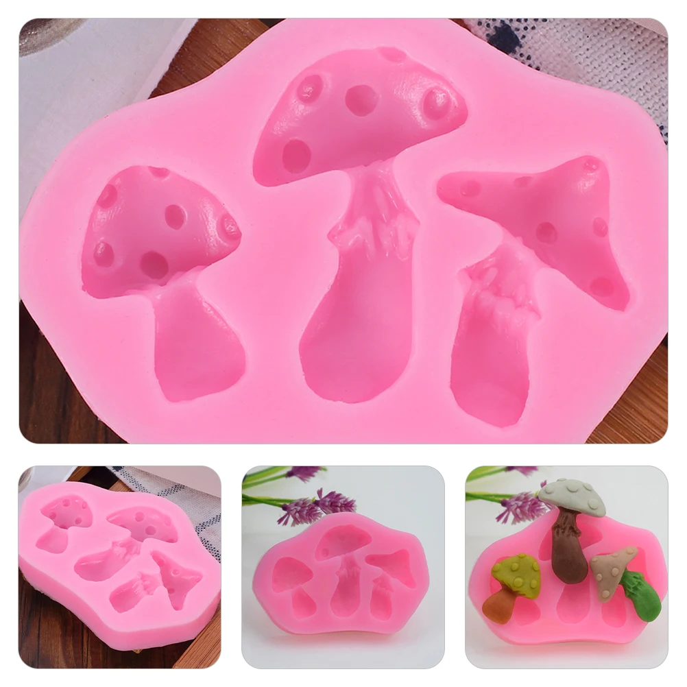 

Mushroom Cake Mold Diy Chocolate Molds Baking Silicone Silica Gel Fondant