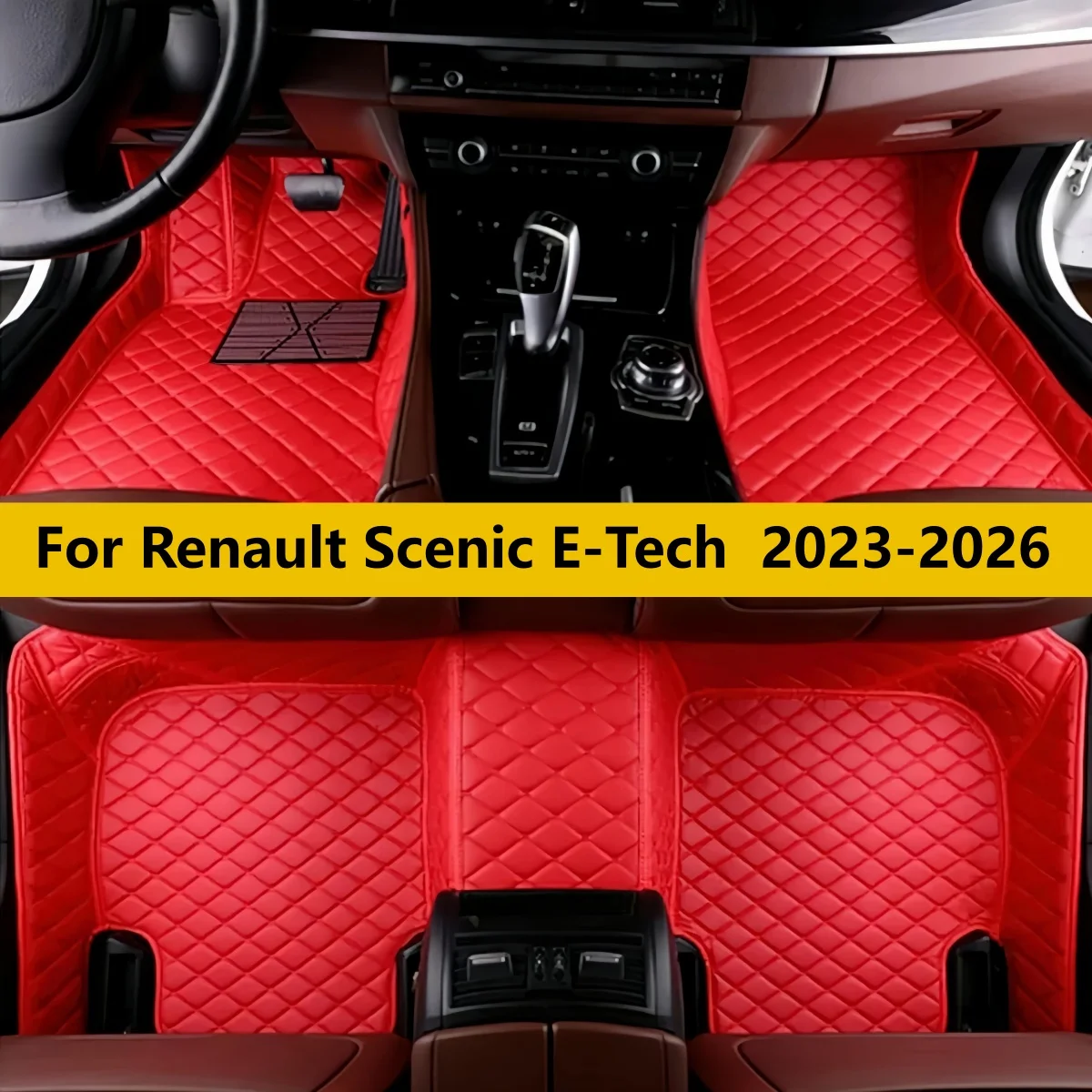 

Автомобильные коврики на заказ для Renault Scenic E-Tech 2023-2026: полный комплект, ковровые покрытия для пола автомобиля