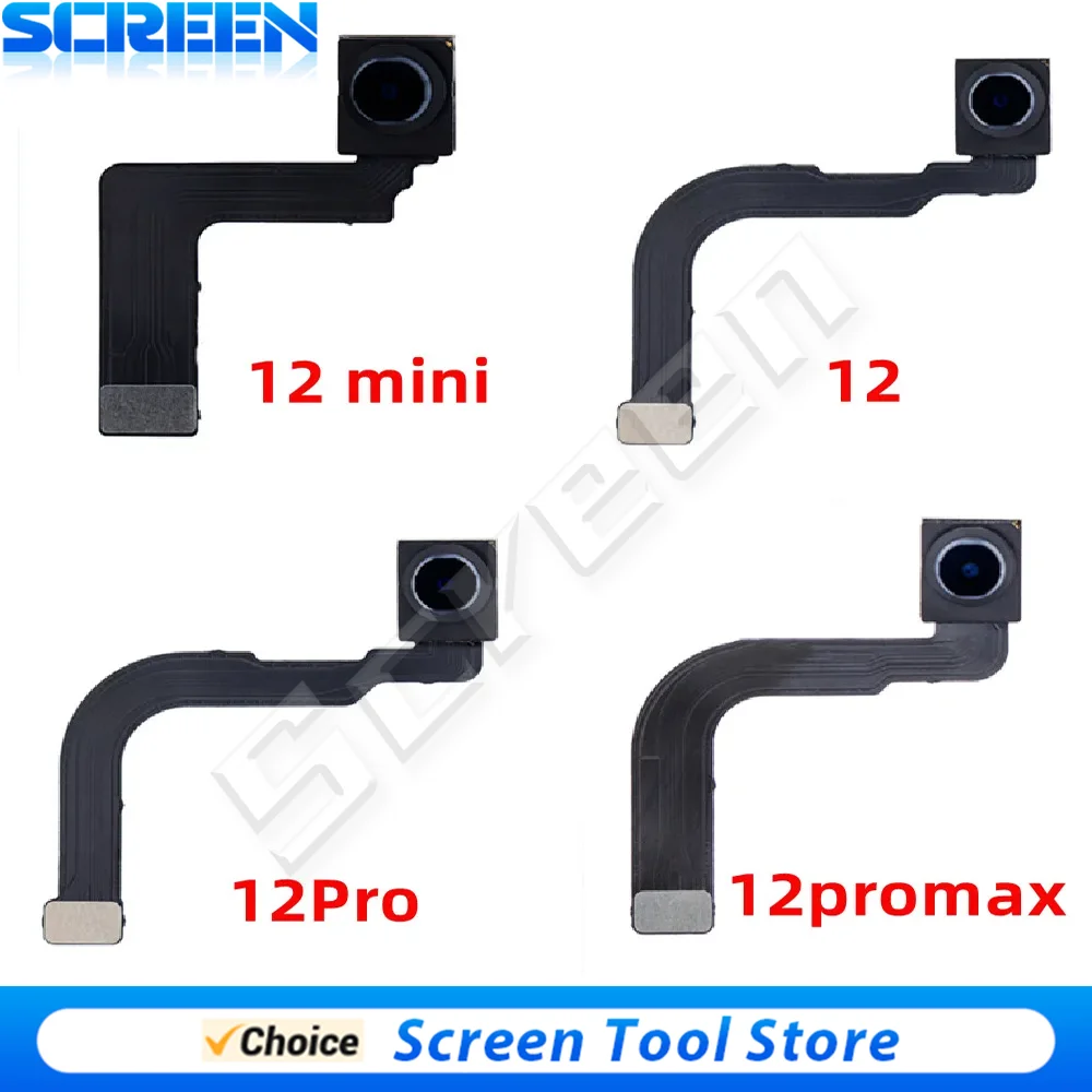 Single Front Camera Flex Replacement For iPhone X XS MAX XR 12 13 14 plus Pro Max Mini Front Small Camera Cable Patrs