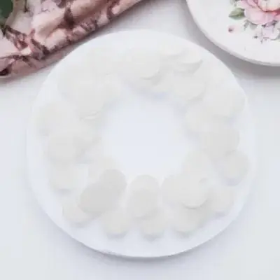 

50pcs Scent Diffuser Cotton Pads For Aromatherapy Necklace Essential Oil Locket Refill Replacement Aroma Pendant Pads Reusable