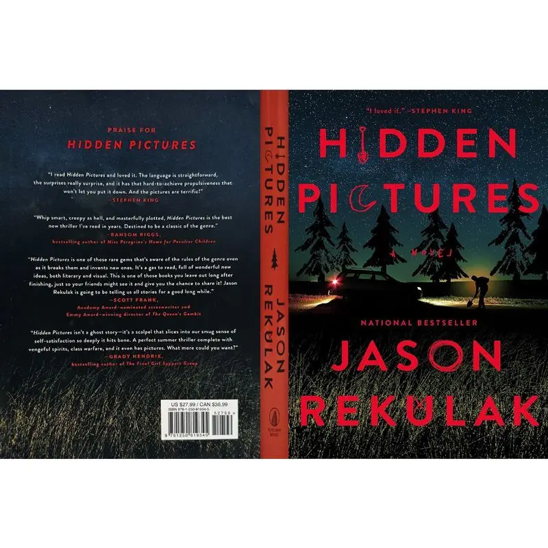 1 book Hidden Pictures Jason Rekulak A Novel Paperback English book