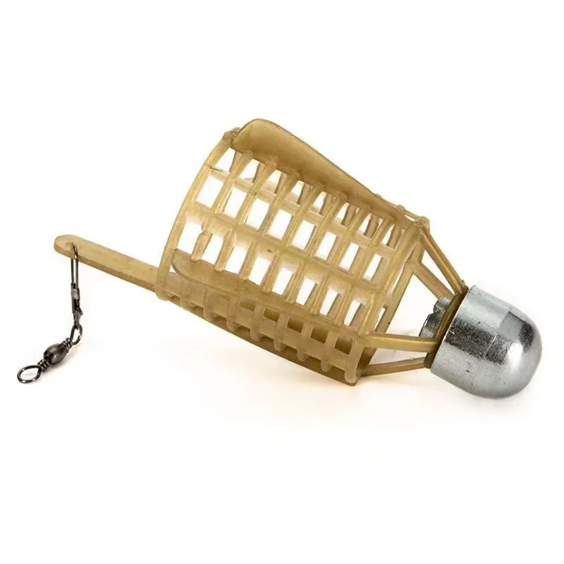20/30/40/50g Fishing Feeder Basket Holder Load Iron Head Trap Bait Cage Tackle Fishing Tools Accessories Supplies view 5