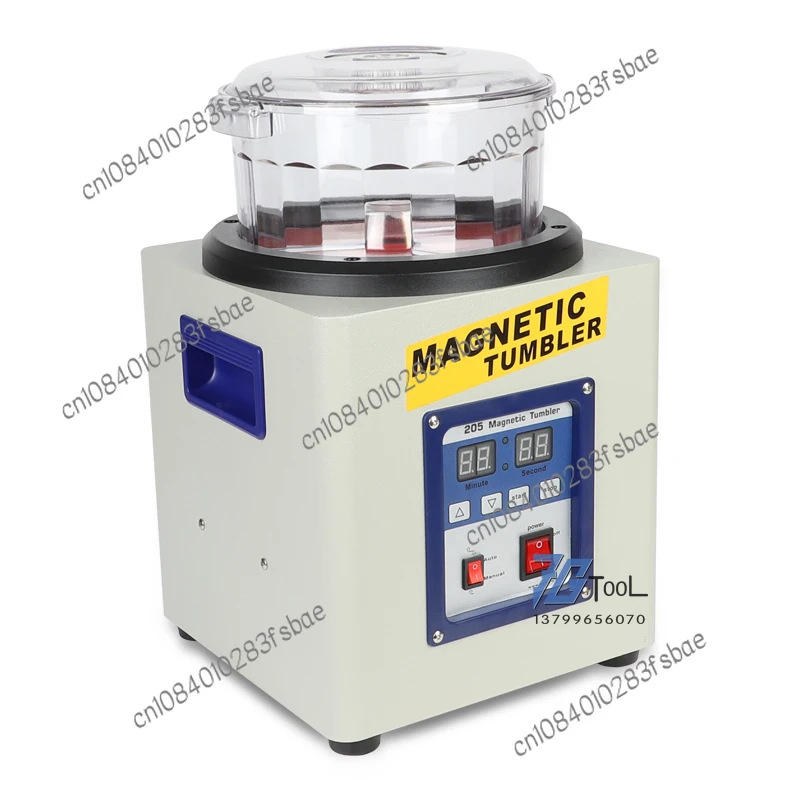 205 Magnetic Polishing Machine To Get Rid of Flying Edge, Burr Stainless Steel Gold, Silver and Copper Jewelry Grinding Machine