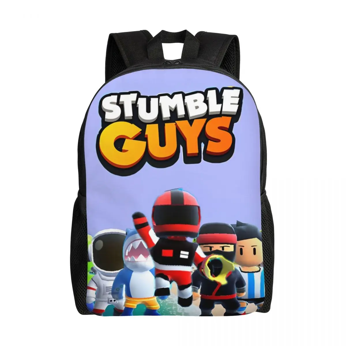 Stumble Guy Funny Game Backpack for Girls Boys Kids Lightweight School Bag for Toddlers Preschool