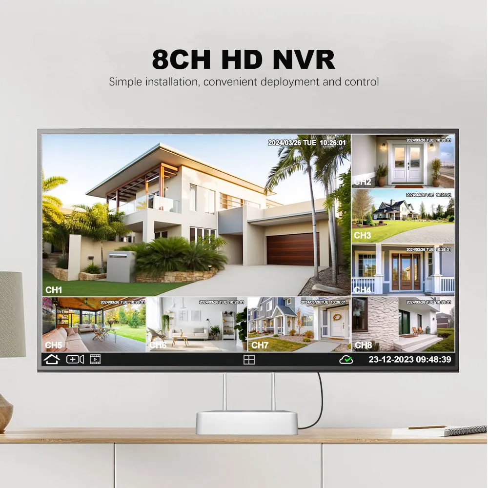 2mp 1080p wifi farbe nachtsicht unterstützung sri home app ip66 wasserdicht home outdoor sicherheit ai menschlicher monitor icsee kamera