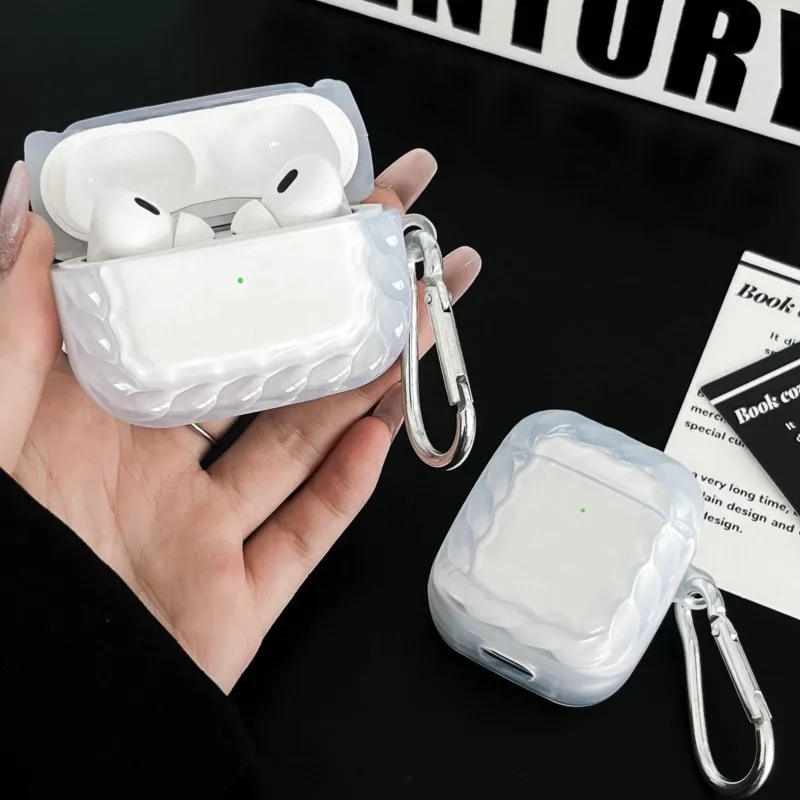 Étui AirPods Pro 1/2, merveilleuse génération, coque souple, matériau transparent, anti-chute, pour casque Bluetooth Apple