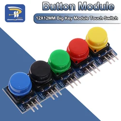 12X12MM Big Key Module Button Light Touch Switch 3P Interface With Hat High Digital Level Output For Arduino Raspberry Pi