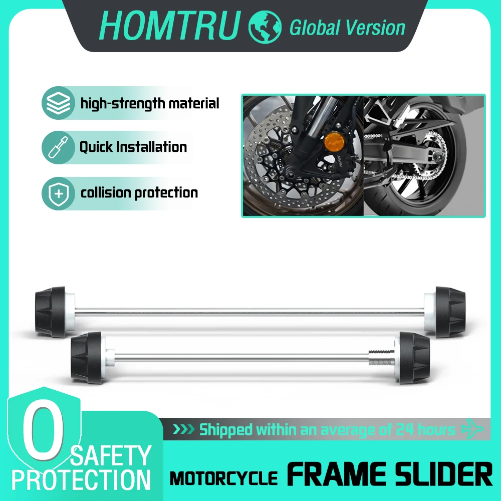 motorcycle modification front and rear spindle, spool, axle protection, frame slider accessories For Honda NT1100 2022-2025