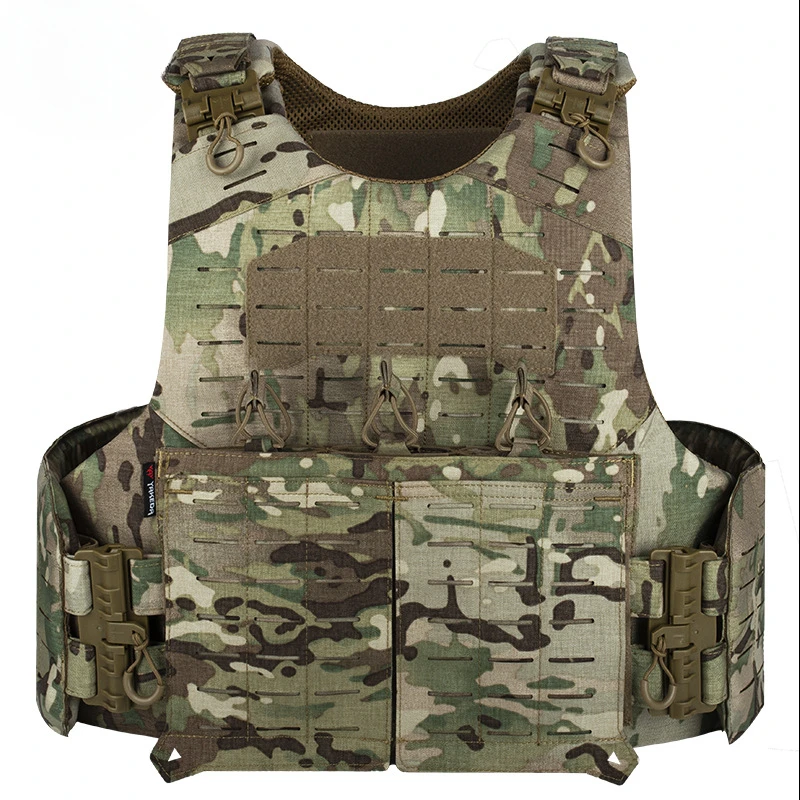 

New V est Tactical Vest One-click Quick Release Laser Cutting PALS System Protective Tactical Vest