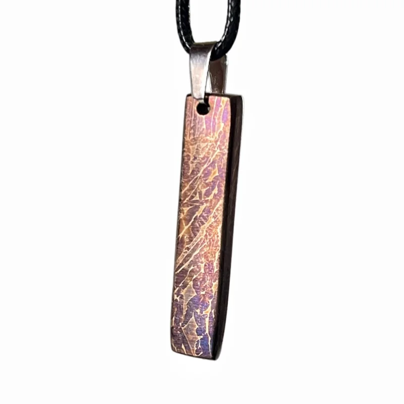 8.4g Muonionalusta meteorite pendant Natural iron meteorite pendant Meteorite slice Collection -LK270