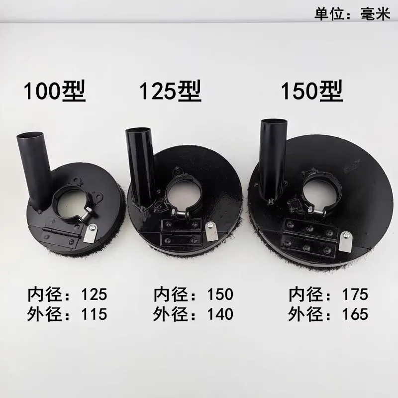 Angle Grinder Dust Shroud with Vacuum Adapter - Protective Cutting Cover for Stone & Concrete Grinding