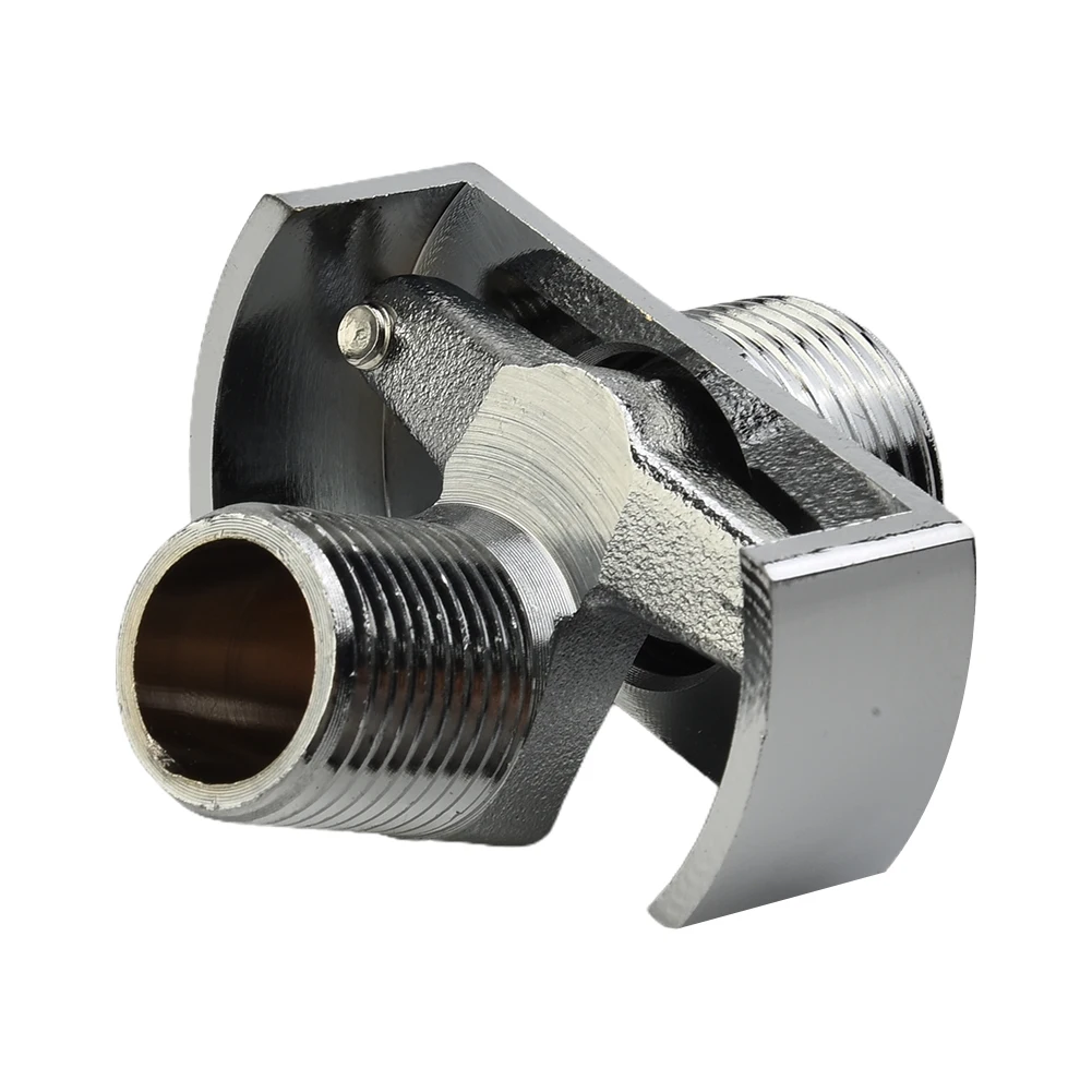 Adjusting The Angle Of Intake Pipe Copper Shower Head Angled Curved Foot Eccentric Screw Extended Corner Shower Faucet Accessory
