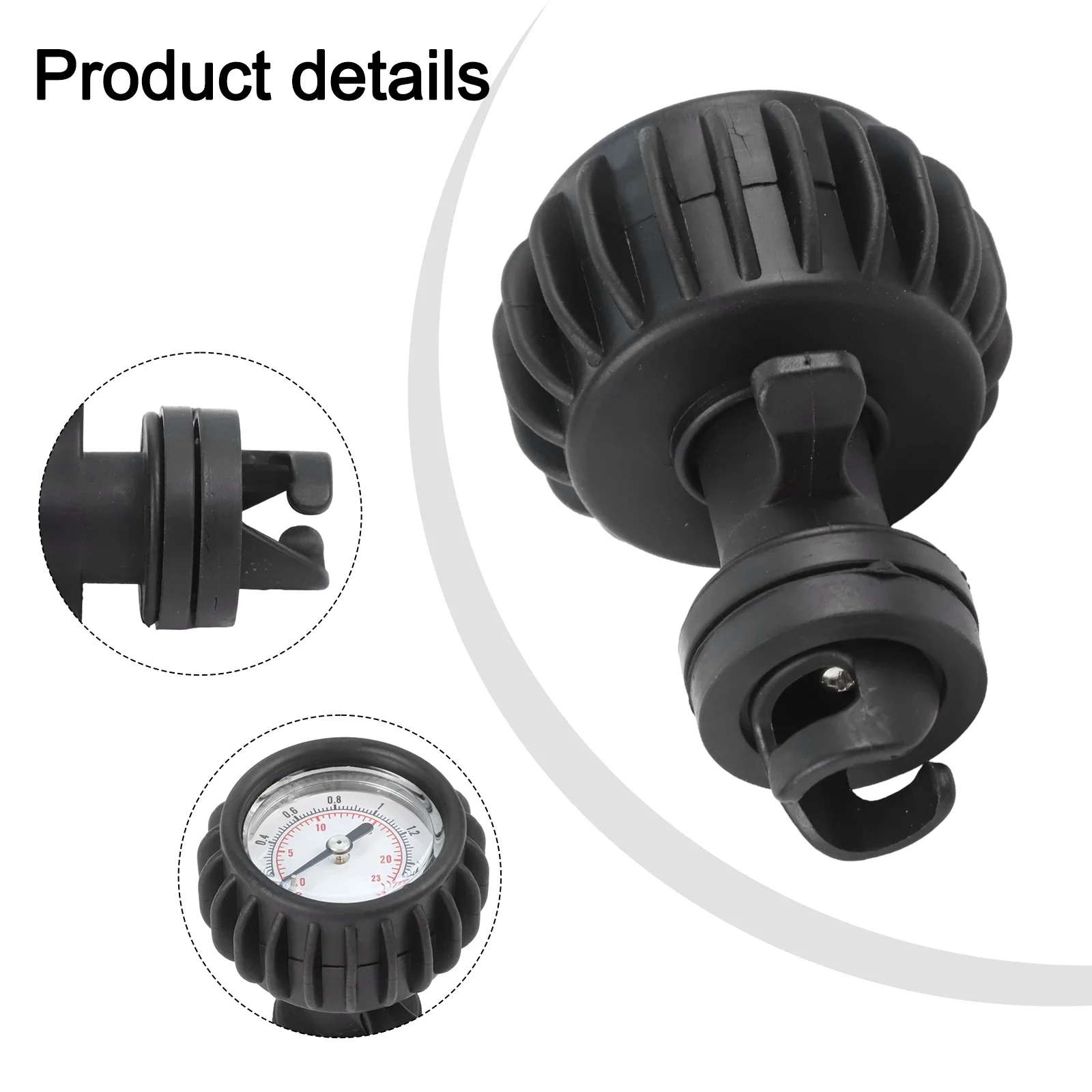 

Многофункциональный манометр для каяков с легко читаемым дисплеем, совместимый с насосами высокого давления и воздушными клапанами.