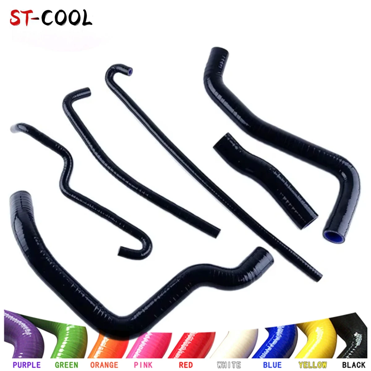 

FOR 2005-2008 SUZUKI GSXR 1000 GSXR1000 K5 K6 2006 2007 Radiator Hoses Silicone Tubes Kit Piping 6Pcs 11 Colors