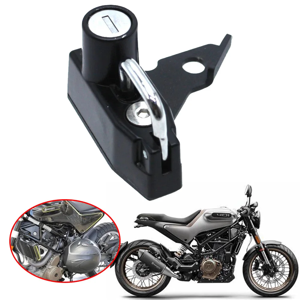 

Frame Helmet Lock For SVARTPILEN401 SVARTPILEN 401 125 200 250 VITPILEN401 Motorcycle Accessories Anti-theft Security Hook Lock