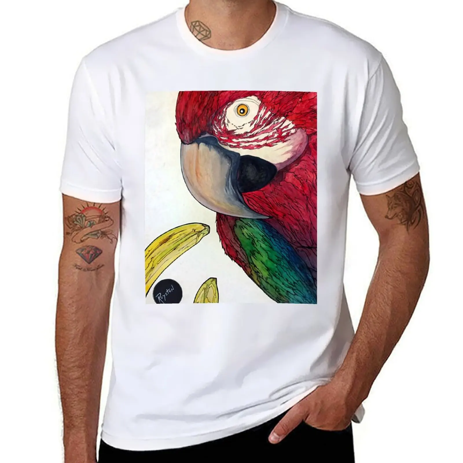 Greenwing Macaw T-Shirt designer shirts anime plain black t shirts men