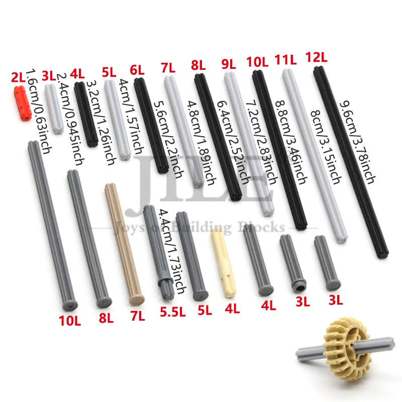 MOCハイテクブロックテクノロジーリフトアームビームギアクロスアクスルフレームコネクターピンビルドビルディングブロックロボット互換車玩具