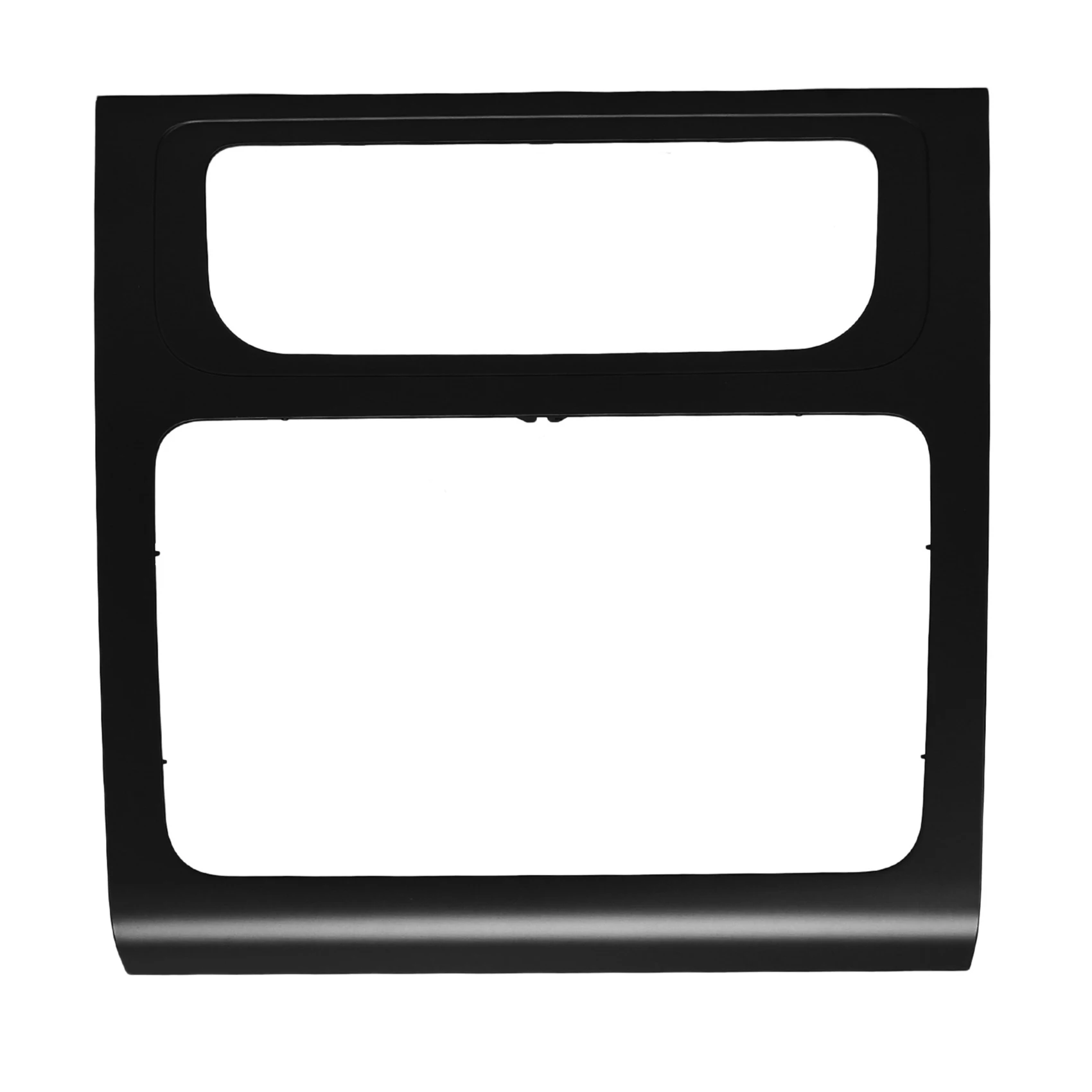 Car Inner Center Console Trim Frame Air-Conditioner Panel CD Recorder Easel Navigation Trim for Touran 11-15 Black