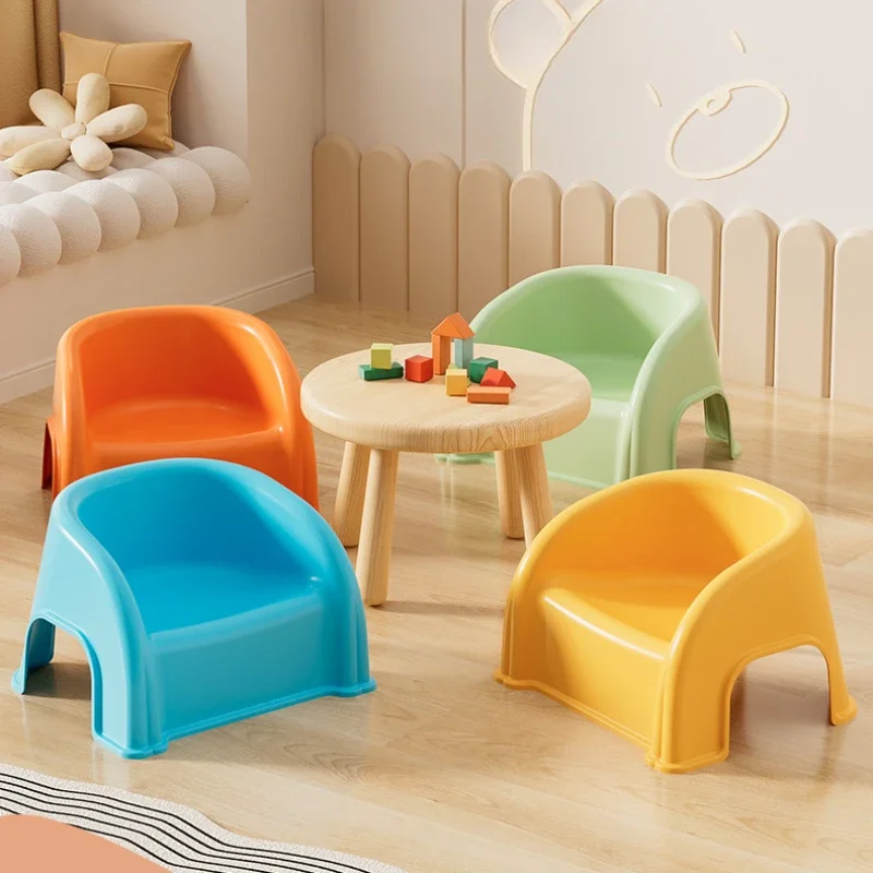 Plastic Chair Child Furniture Children Table Stool Baby Seat Room Kids Chairs Silla Plegable Infantil Growing High Childrens