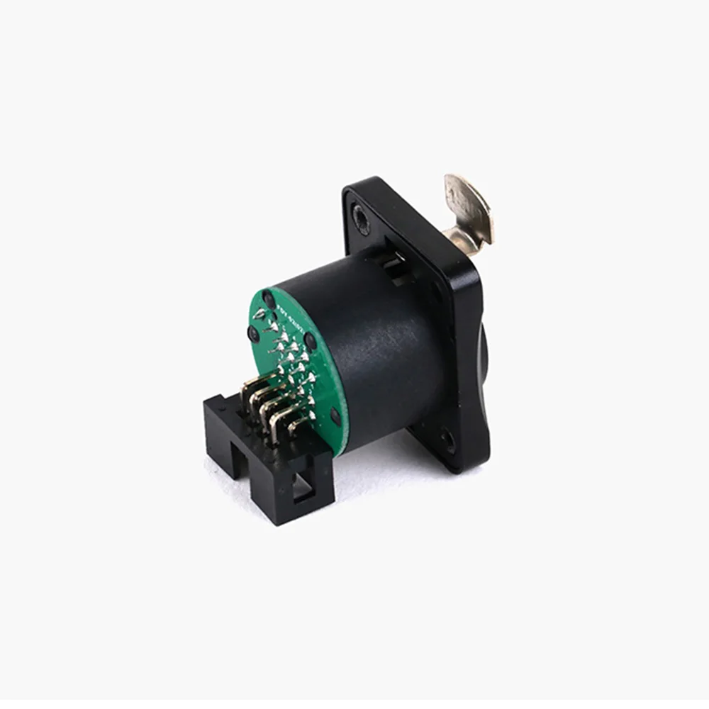 1pc RJ45 with PCB Board Connector,D Type RJ45 CAT5/5E/6 Network 8P8C Female Panel Mount Sockets,RJ45 Ethernet Extension Adapter