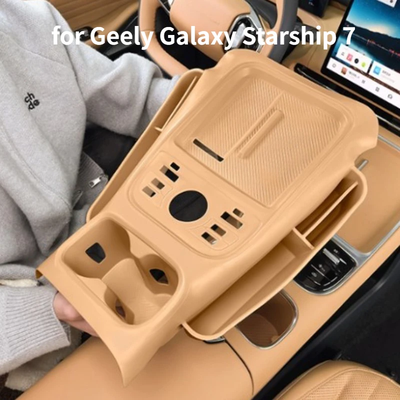 Fit for Geely Galaxy Starship 7EMi Center Console Gear Shift Panel Full Wrap Silicone Anti-Scratch Pad