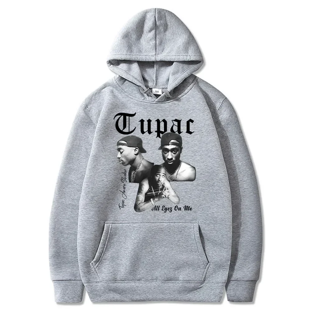 Rapper Tupac 2pac Hoodie Men Women Clothes Sweatshirt Fashion Harajuku Autumn Winter Hoodies Unisex Streetwear Casual Hip Hop